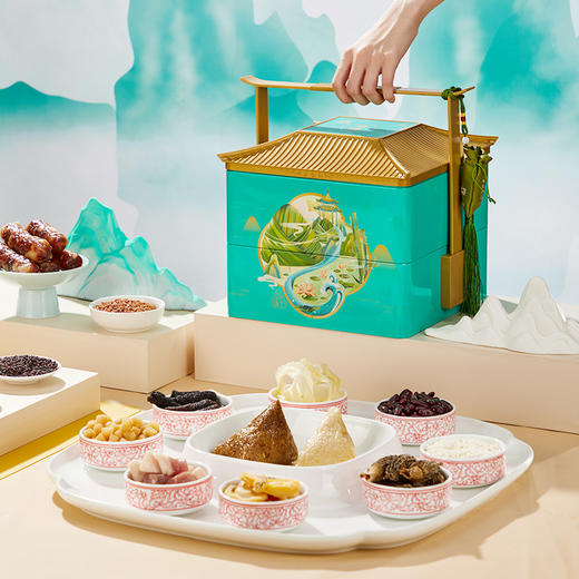 言禧-龙粽御礼1440g
（山珍海味高端款）#2024端午 商品图1