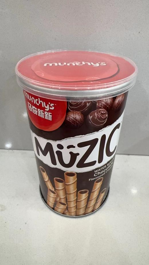 马来西亚进口马奇新新妙乐巧克力注心威化卷85g/罐 商品图0