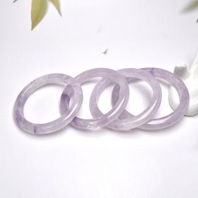 水晶手镯-熏衣紫宽条