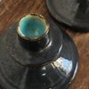 【苏州】美国手作蓝黑釉烛台一对2pcs 商品缩略图3