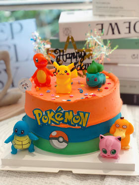神奇宝贝皮卡丘奶油蛋糕 下单前请仔细阅读商品详情