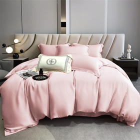 自然醒60支极爽LF奥地利兰精天丝四件套轻奢纯色被套床单双面莱赛尔天丝KY