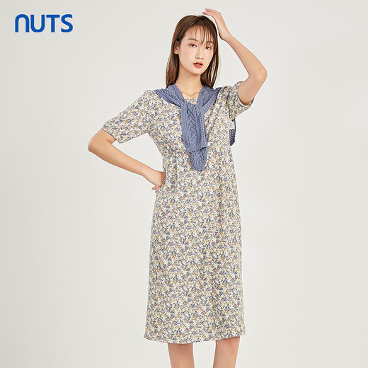NUTS短袖连衣裙221101039A 商品图3