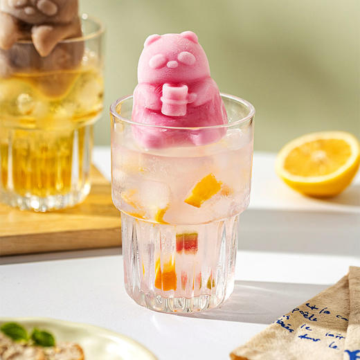 摩登主妇mototo熊猫冰块模具家用食品级硅胶冻冰格冰淇淋雪糕模具 商品图2