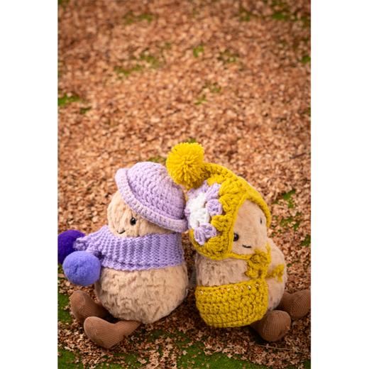 nmay 公仔玩具服装 过家家玩偶装扮可爱针织毛衣帽子斜挎包装饰品 商品图1