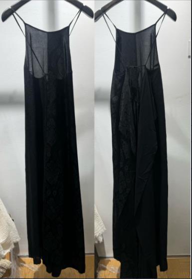 【门店同款】ENJOY夏季后背设计提花拼接吊带裙 157503239 商品图0