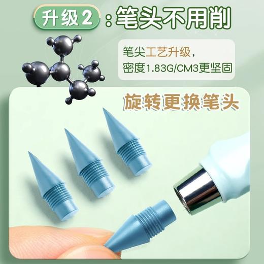 【彩铅大杆】马卡龙色系学生正姿永恒铅笔幼儿园写不完免削黑科技 商品图3