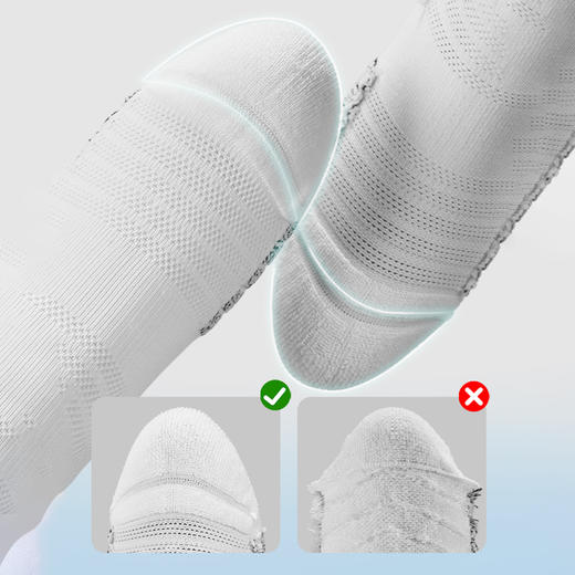 有志者UZIS 篮球袜男高帮加厚毛巾袜专业运动训练长筒袜子新星2.0 商品图3