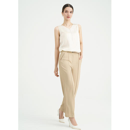 司歌背心净色v领知性百搭上衣ET891348Y 商品图2