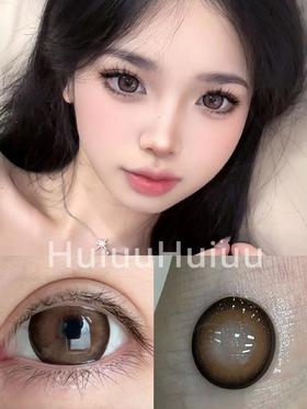 【半年抛大直径】Revelens-花漾甜心 棕-14.5mm【0-1000度 无525/575】高氧非离子