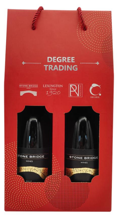 【THC】2024端午--礼盒装 Stone Bridge石桥系列干红葡萄酒750ML*2 商品图0