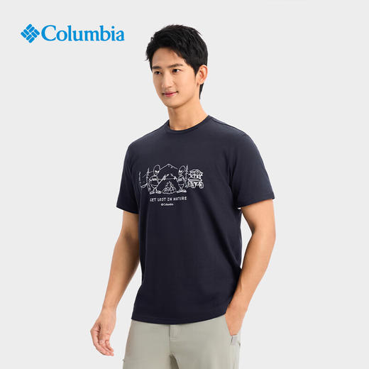 哥伦比亚男式经典印花短袖T恤AE2306 商品图0
