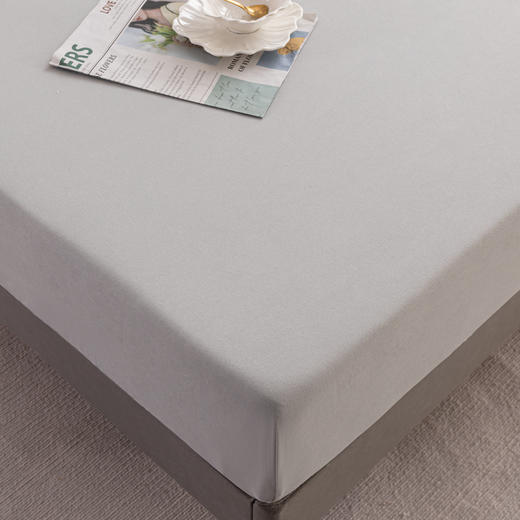 多喜爱 四季多用床笠  150*200CM  蓝/灰【30CM加高笠围】【360度全包裹】透气清爽 舒适好眠 商品图5