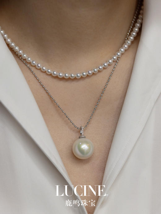 鹿鸣精品珠宝｜淡水珍珠套装 15mm+ 商品图4