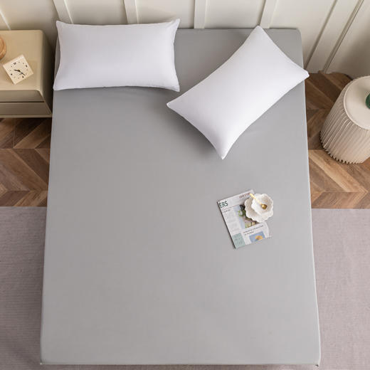 多喜爱 四季多用床笠  150*200CM  蓝/灰【30CM加高笠围】【360度全包裹】透气清爽 舒适好眠 商品图8