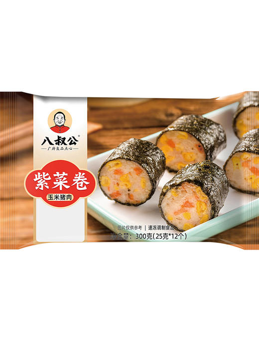 300g八叔公玉米猪肉紫菜卷 商品图0
