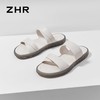 ZHR则则简约双带平底凉拖女鞋2024夏季新款柔软果冻底休闲一字拖 商品缩略图9