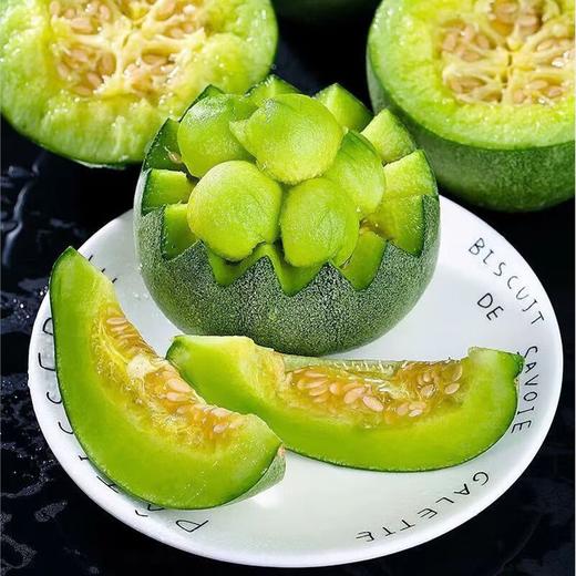 山东绿宝石甜瓜、满口清脆香甜、不去皮不去瓤、闻着香、咬着爽、一口下去十分满足！ 商品图2