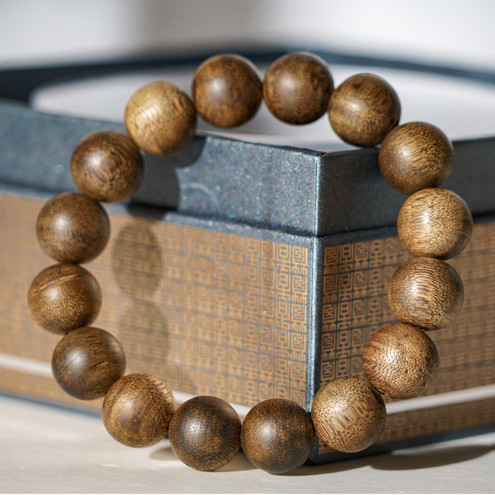 【博物馆精选】绿奇楠沉香手串  莞香沉香手串 纯天然无注油无打蜡无压缩无科技