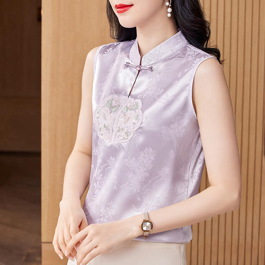 新中式国风刺绣背心KQL-402H3312 商品图3