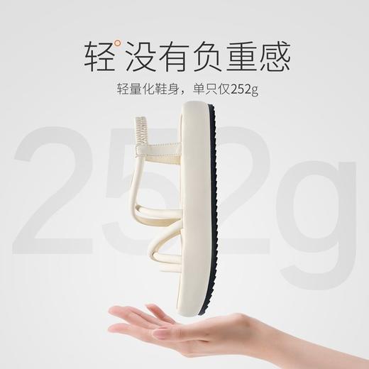 ZHR厚底凉鞋女2024新款夏季时尚简约绑带凉鞋仙女风ins百搭沙滩鞋 商品图7
