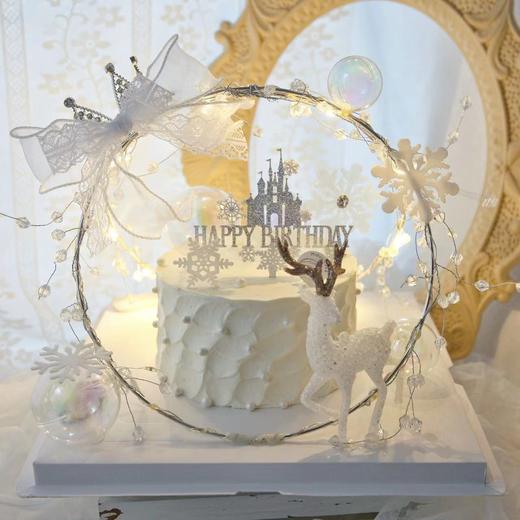 女士款 blingbling水晶麋鹿 梦幻 仪式感 铁艺花架 商品图1