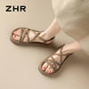 ZHR厚底凉鞋女2024新款夏季时尚简约绑带凉鞋仙女风ins百搭沙滩鞋 商品缩略图9