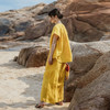 绽放旅行女装332-333朵/金丝雀黄棉麻亚麻女高端上衣休闲长裤套装 商品缩略图2