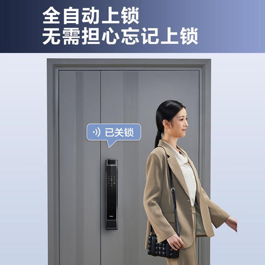 海尔智能门锁P36指纹锁电子锁全自动锁可视猫眼智能门锁密码锁智能锁 手机控制 猫眼大屏【标准锁体】霸王锁体+100元，先咨询再下单！！！ 商品图3