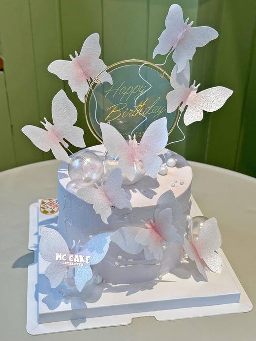 蝴蝶装饰蛋糕 商品图0