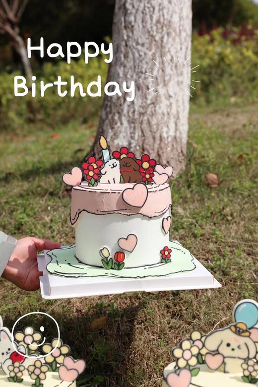 二次元卡通蛋糕 商品图1