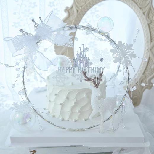 女士款 blingbling水晶麋鹿 梦幻 仪式感 铁艺花架 商品图2