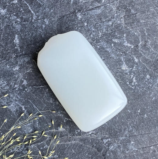 和田玉（羊脂白玉）挂件--无事牌60.36g 商品图8