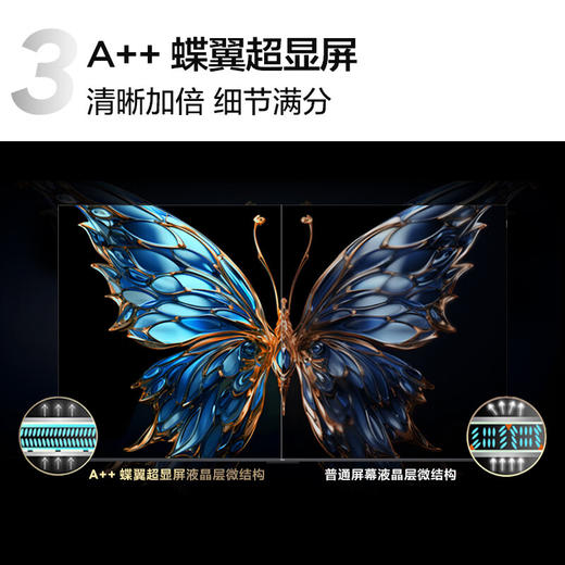 TCL电视J8K 55英寸 65英寸 75英寸 85英寸超薄量子点电视 安桥2.1 Hi-Fi音响 全通道120Hz 4GB+64GB A++超显屏 商品图7