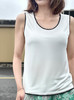 TYNVIE 勾边背心-白色 商品缩略图1