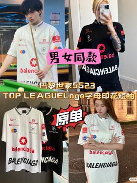 SS23 TOP LEAGUELogo字母印花短袖T恤