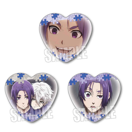 日本正版 蓝色监狱回忆心形徽章吧唧 蜂乐回洁世一周边谷子 商品图4