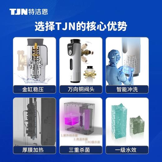 德国TJN（特洁恩）家用加热一体机RO反渗透H10+AS16前置过滤器 商品图2