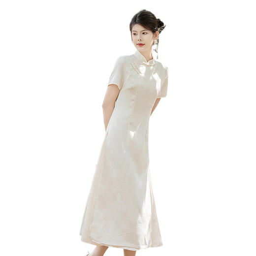 新中式奥黛旗袍，气质少女改良国风连衣裙KK2515 商品图4