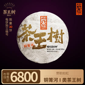 【福元昌古树】2024年一类茶王树-铜箐河100g生饼