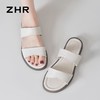 ZHR则则简约双带平底凉拖女鞋2024夏季新款柔软果冻底休闲一字拖 商品缩略图8