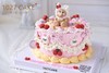 1027CAKE | 立体奶油霜小动物 复古手绘 小熊 兔子造型 商品缩略图0