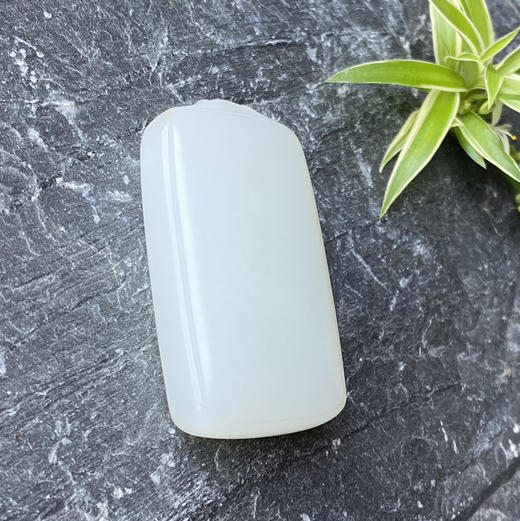 和田玉（羊脂白玉）挂件--无事牌60.36g 商品图6