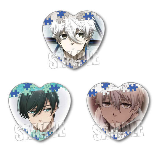 日本正版 蓝色监狱回忆心形徽章吧唧 蜂乐回洁世一周边谷子 商品图3