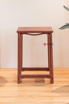 红桥红  家具严选  缅甸花梨（大果紫檀）【安思远 藤条垂手 圈椅 茶几】