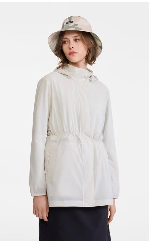 AIGLE艾高2024年春夏新款WR防泼水户外UVC防晒服中长款轻量夹克 商品图3