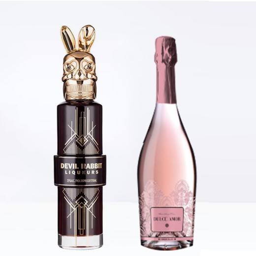 【组合套餐】恶魔兔子利口酒700ml＋多乐姿起泡葡萄酒700m 商品图0
