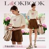 欧芮儿法式杏色短袖爱心刺绣T恤女夏季2024新款圆领气质上衣体恤 商品缩略图4