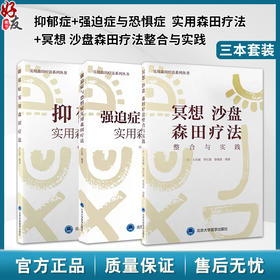 全3册 强迫症与恐惧症实用森田疗法 森田疗法实践丛书+抑郁症实用森田疗法+冥想沙盘森田疗法整合与实践 供心理咨询师 心理治疗师 