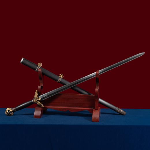 倚天剑 金庸笔下倚天屠龙记剑 龙泉沈广隆宝剑传统剑 收藏剑 sgl-3120 未开刃 商品图2